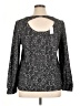 Ann Taylor LOFT Paisley Gray Pullover Sweater Size XL - photo 2