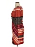 Donna Morgan Print Red Cocktail Dress Size XL (estimated) - photo 5