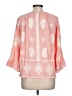 Cato 100% Rayon Pink 3/4 Sleeve Blouse Size L - photo 2