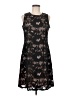 Nine West Hearts Black Cocktail Dress Size 6 - photo 1