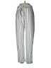 Emi & Joe Stripes Silver Casual Pants Size M - photo 1