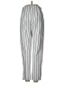Emi & Joe Stripes Silver Casual Pants Size M - photo 2