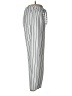 Emi & Joe Stripes Silver Casual Pants Size M - photo 4