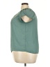 Ubi 100% Polyester Teal Short Sleeve Blouse Size 3X - photo 5
