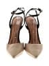 Mercanti Fiorentini Color Block Gold Tan Heels Size 8 - photo 2