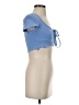 Tiger Mist Blue Short Sleeve Top Size XS - photo 4