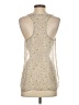 Collective Concepts Silver Sleeveless Blouse Size S - photo 2