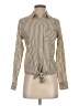 Madewell Stripes Tan Long Sleeve Blouse Size XS - photo 1