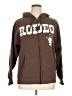 Assorted Brands 100% Polyester Brown Zip Up Hoodie Size XL - photo 1