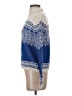 Talbots 100% Cotton Print Blue Pullover Sweater Size S - photo 5