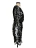 Venus 100% Polyester Metallic Silver Cocktail Dress Size 2 - photo 4