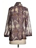 Buru Paisley Purple 3/4 Sleeve Blouse Size S - photo 2