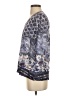 David Cline Gray 3/4 Sleeve Blouse Size S - photo 5