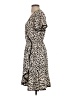 Slate & Willow 100% Polyester Animal Print Tan Casual Dress Size S - photo 5