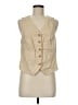 J.Crew 100% Linen Tan Vest Size 8 - photo 1