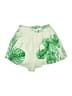 Caramela 100% Polyester Tropical Green Shorts Size M - photo 2