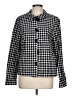 Nina Mclemore Checkered-gingham Black Jacket Size L - photo 1