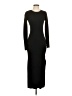 H&M Solid Black Casual Dress Size S - photo 1