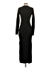 H&M Solid Black Casual Dress Size S - photo 2