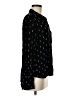 Harper 100% Rayon Polka Dots Black Long Sleeve Blouse Size M - photo 4