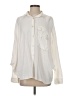 Wilfred 100% Viscose Solid Ivory Long Sleeve Button-Down Shirt Size S - photo 1