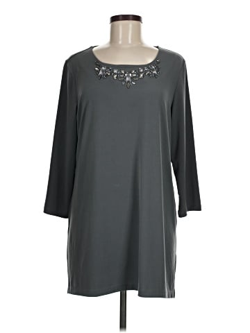 Susan Graver 3/4 Sleeve Blouse (view 1)