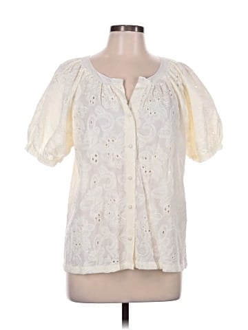 Calypso St. Barth Short Sleeve Blouse (view 1)