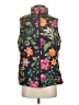 Lands' End 100% Polyester Floral Green Vest Size S - photo 1