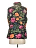 Lands' End 100% Polyester Floral Green Vest Size S - photo 2