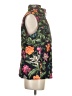 Lands' End 100% Polyester Floral Green Vest Size S - photo 4