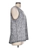 Ideology Silver Sleeveless T-Shirt Size L - photo 4