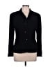 August Silk 100% Polyester Black Blazer Size 10 - photo 1