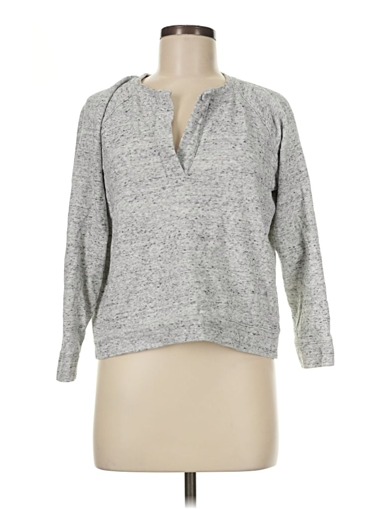 Pre-owned Club Monaco Pullover Sweater In Gray