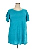 Roaman's Teal Short Sleeve Top Size 18 (L) - photo 1