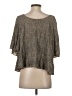 BCBGeneration 100% Rayon Gray 3/4 Sleeve Top Size S - photo 2