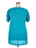 Roaman's Teal Short Sleeve Top Size 18 (L) - photo 2