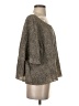 BCBGeneration 100% Rayon Gray 3/4 Sleeve Top Size S - photo 4