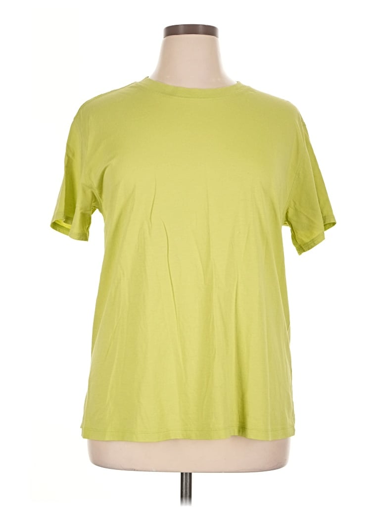 Pre-owned Lululemon Athletica Short Sleeve T-shirt In Green