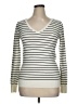 ABound Stripes Ivory Pullover Sweater Size XL - photo 1