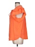 Gap 100% Cotton Orange Short Sleeve Blouse Size L - photo 5