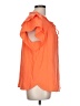 Gap 100% Cotton Orange Short Sleeve Blouse Size L - photo 4