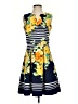 db established 1962 Tropical Yellow Casual Dress Size 4 - photo 1