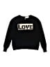 Autumn Cashmere 100% Sheepskin Black Pullover Sweater Size 12 - photo 1