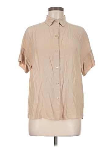 Massimo Dutti Short Sleeve Blouse (view 1)