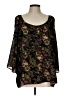 Nine West Black 3/4 Sleeve Blouse Size L - photo 1
