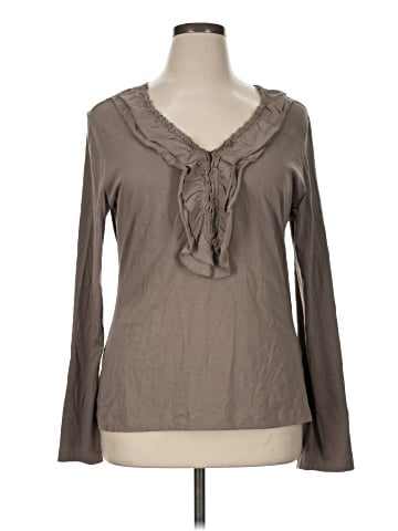 Garnet Hill Long Sleeve Blouse (view 1)