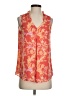 Rose + Olive Orange Sleeveless Blouse Size S - photo 1