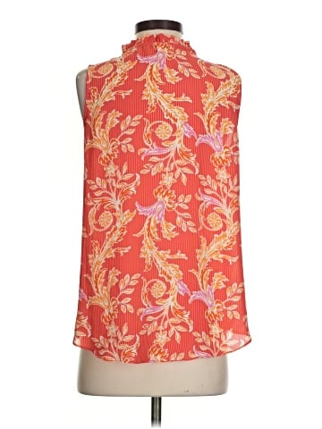 Rose + Olive Sleeveless Blouse (view 2)