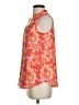 Rose + Olive Orange Sleeveless Blouse Size S - photo 5