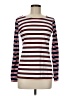 Boden 100% Cotton Stripes Red Long Sleeve Top Size 8 - photo 1